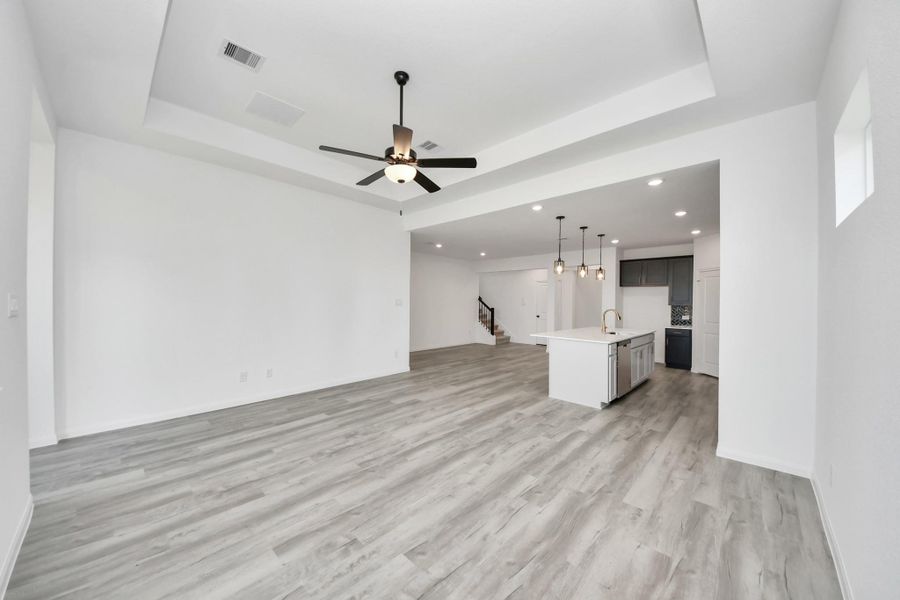Spacious, unfurnished interior of a new home in 50' Traditional Homes at Elyson, Katy (Image 26).