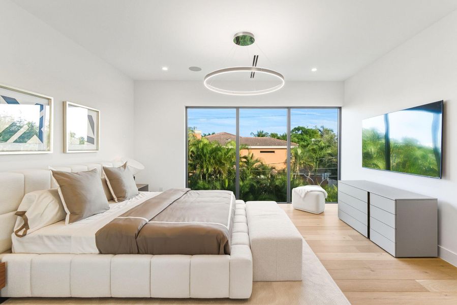 Furnished interior view inside a new home in , Boca Raton (Image 38).