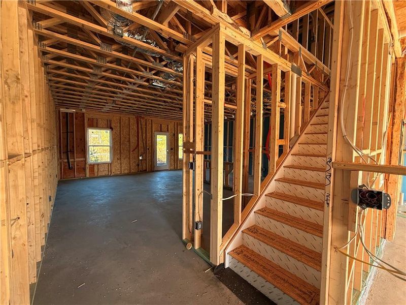 In-progress construction of a new home in Leydenview, Mableton, GA (Image 34).