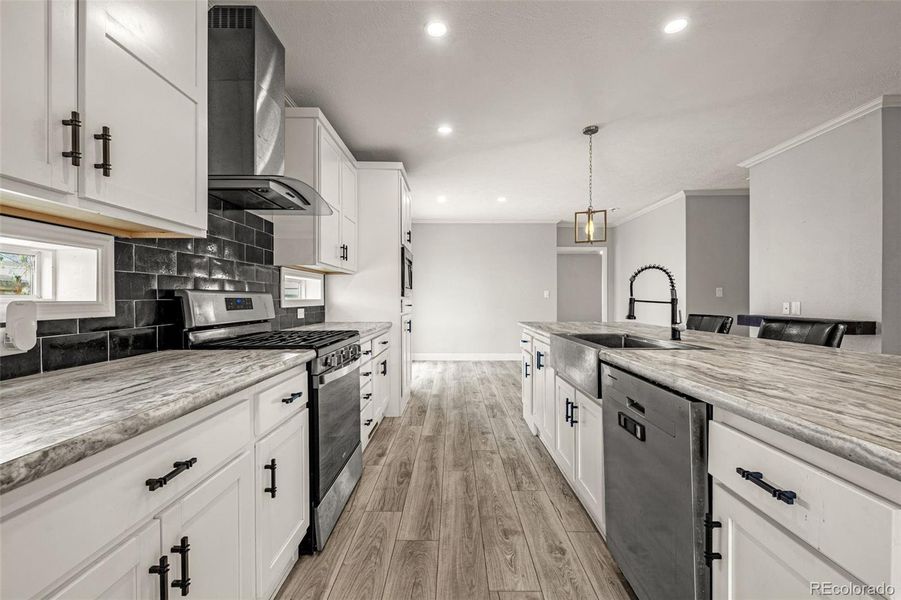 Furnished interior view inside a new home in , Pueblo (Image 12).
