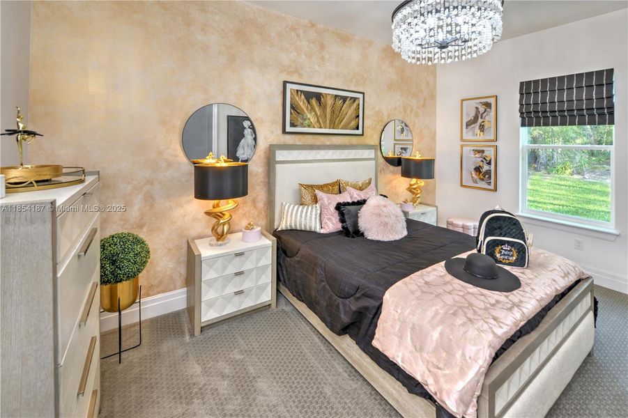 Furnished interior view inside a new home in The Estates at Brown's Landing, Port Orange (Image 18).