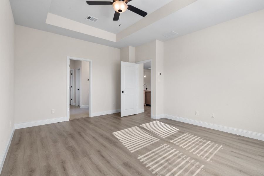 Representative unfurnished interior of a home built from the The Holly F by Davidson Homes LLC in Saddle Creek Ranch, Cibolo (Image 23). Representative unfurnished interior of a home built from the The Holly F by Davidson Homes LLC in Saddle Creek Ranch, Cibolo (Image 23).