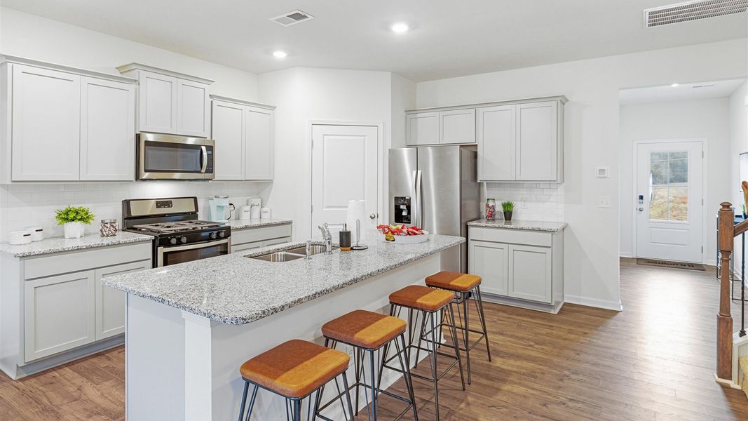 Representative furnished interior of a home built from the Hayden by D.R. Horton in Fairview Hills, Cleveland (Image 5).