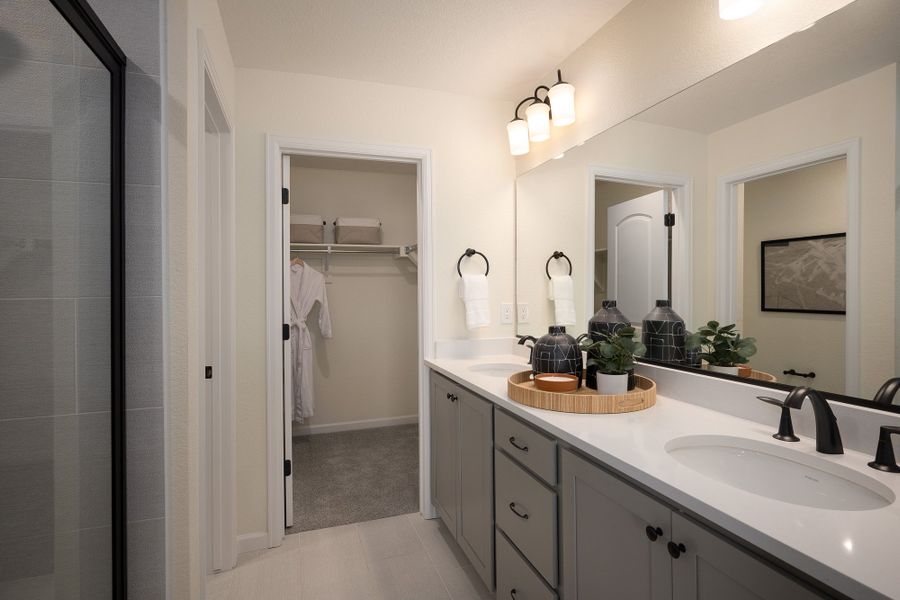 Representative furnished interior of a home built from the Oliver by Lokal Homes in The Commons at Victory Ridge, Colorado Springs (Image 15).