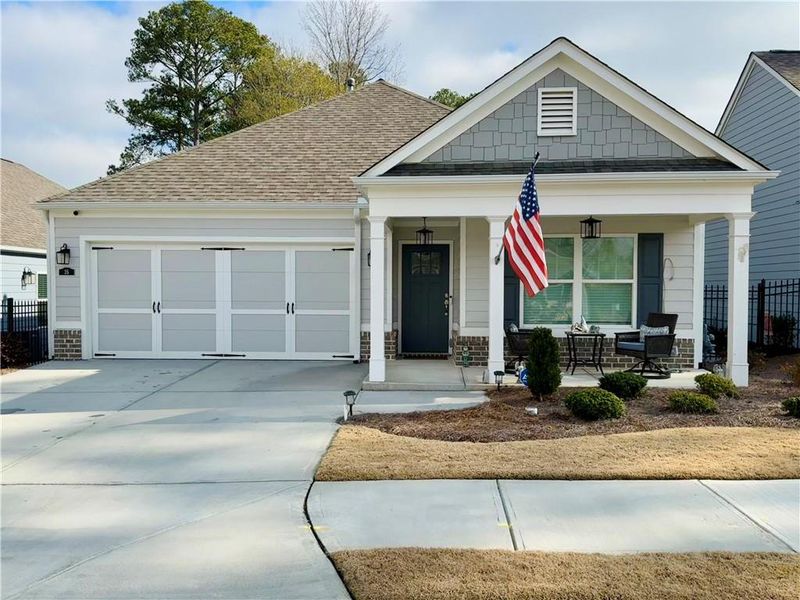 Front exterior of a new home in , Hiram, GA, highlighting curb appeal (Image 25). Front exterior of a new home in , Hiram, GA, highlighting curb appeal (Image 25).
