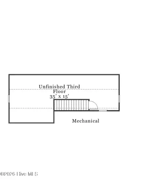 2D floor plan layout of this home in Legacy Lakes, Aberdeen, NC (Image 4).