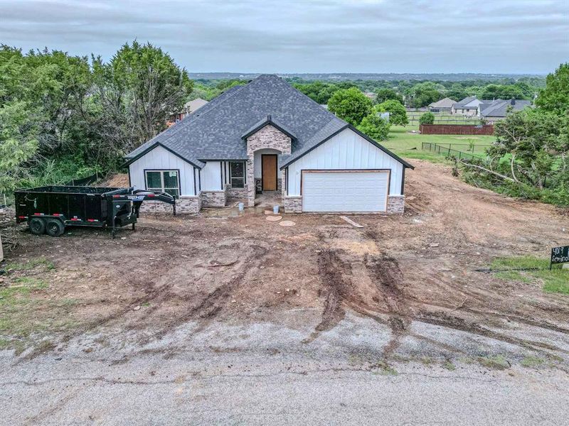 In-progress construction of a new home in , Granbury, TX (Image 30).