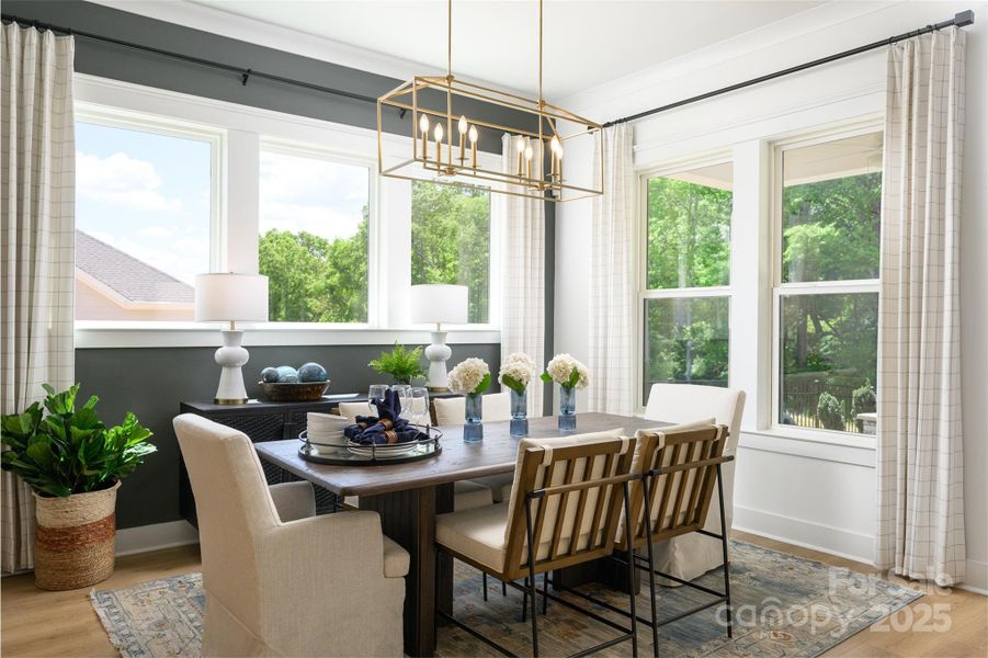 Furnished interior view inside a new home in North Creek Village, Huntersville (Image 16).