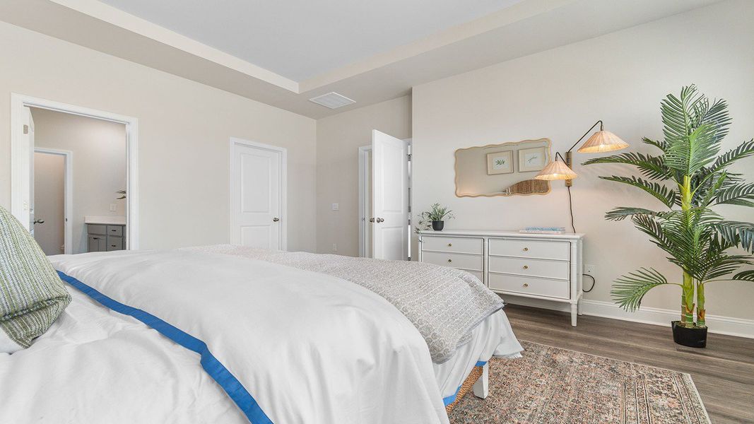Furnished interior view inside a new home in The Bluffs at Mill Creek, Florence (Image 11).