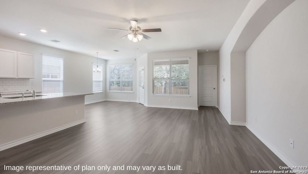 Spacious, unfurnished interior of a new home in Riverstone at Westpointe, San Antonio (Image 25).