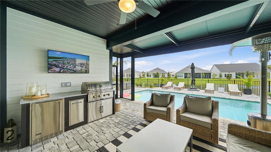 Exterior details and patio area of a home in , St. Augustine (Image 41).