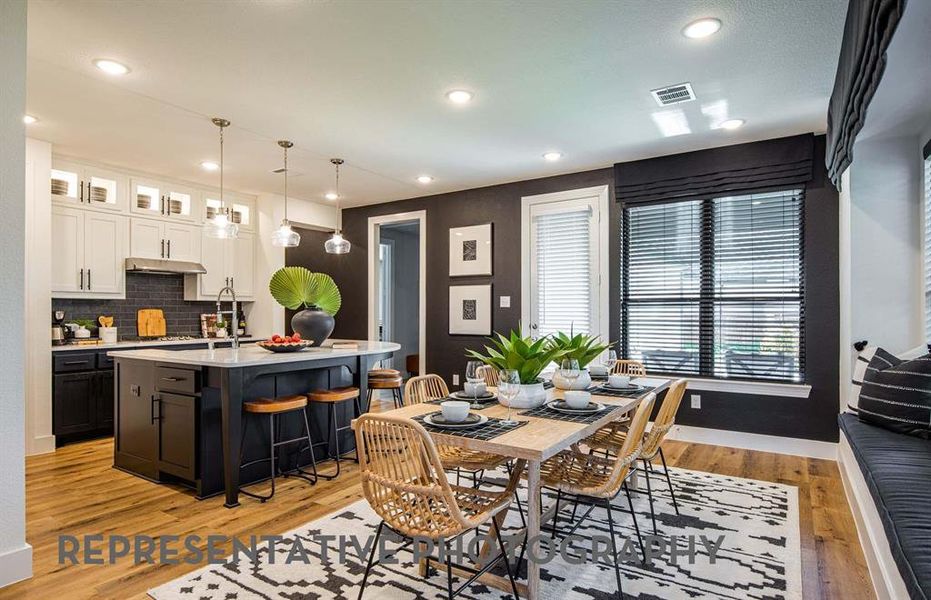 Furnished interior view inside a new home in Goodland, Midlothian (Image 12).