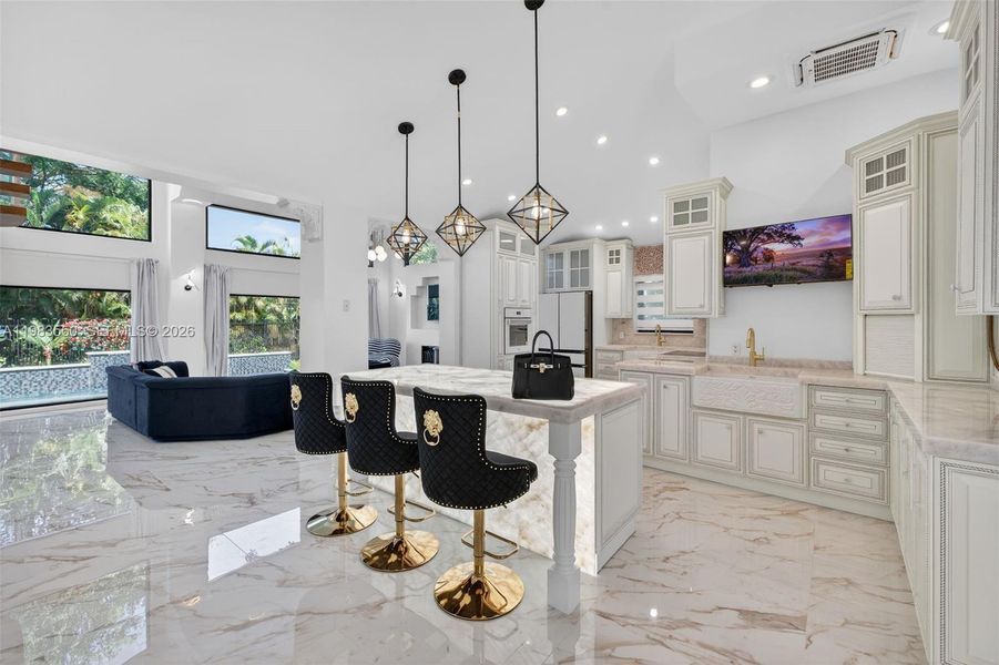 Furnished interior view inside a new home in , Biscayne Park (Image 14).