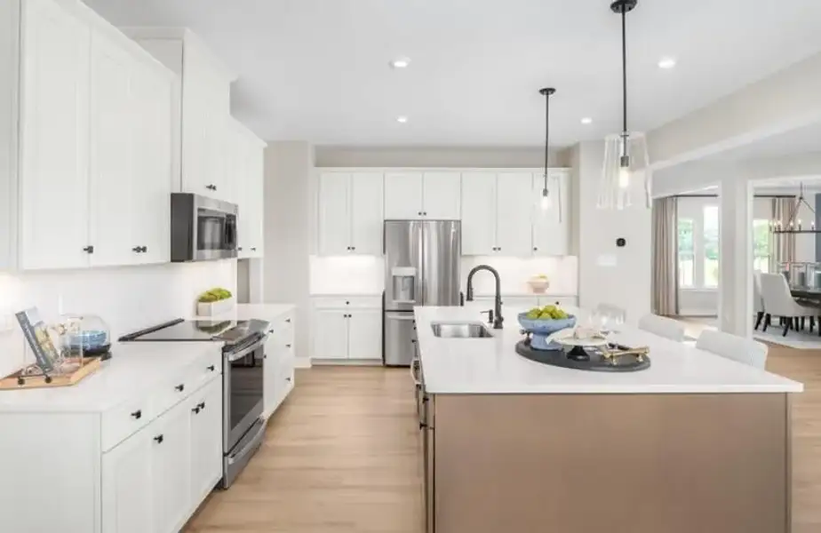 Furnished interior view inside a new home in , Commerce (Image 16).