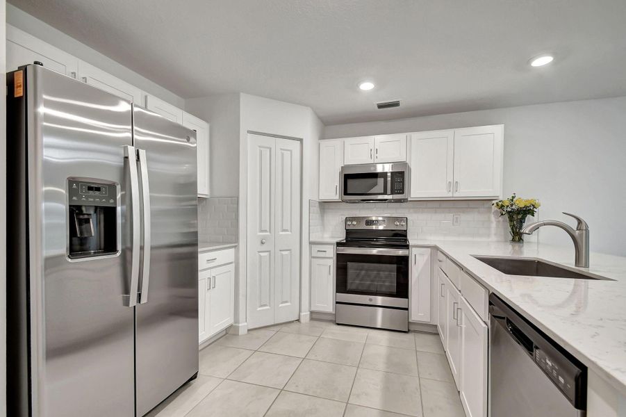 Furnished interior view inside a new home in , Lake Worth (Image 8).