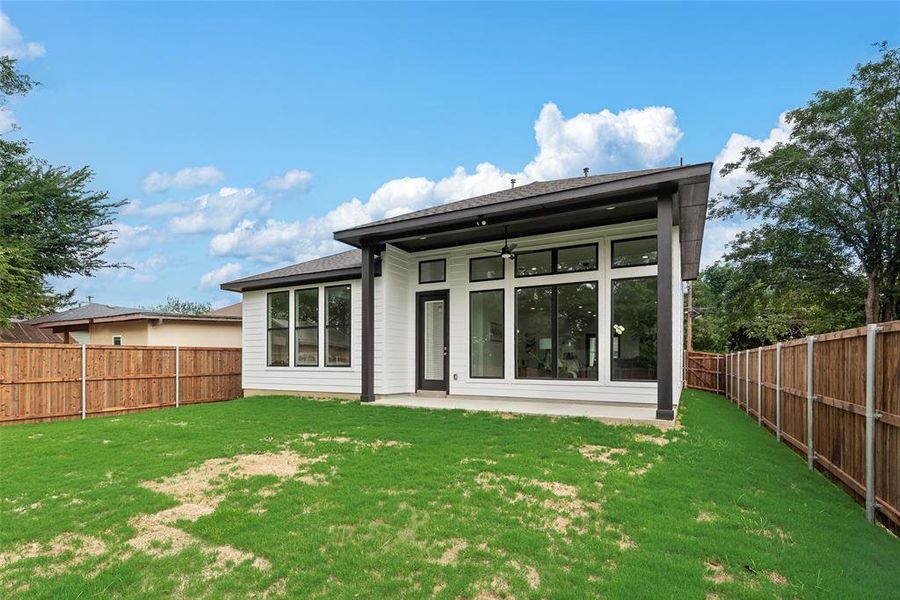 Exterior details and patio area of a home in , Dallas (Image 31). Exterior details and patio area of a home in , Dallas (Image 31).