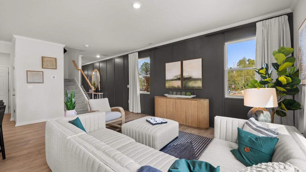 Furnished interior view inside a new home in Hughes Court, Dawsonville (Image 12).