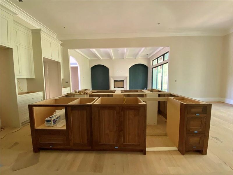In-progress construction of a new home in , Acworth, GA (Image 46).