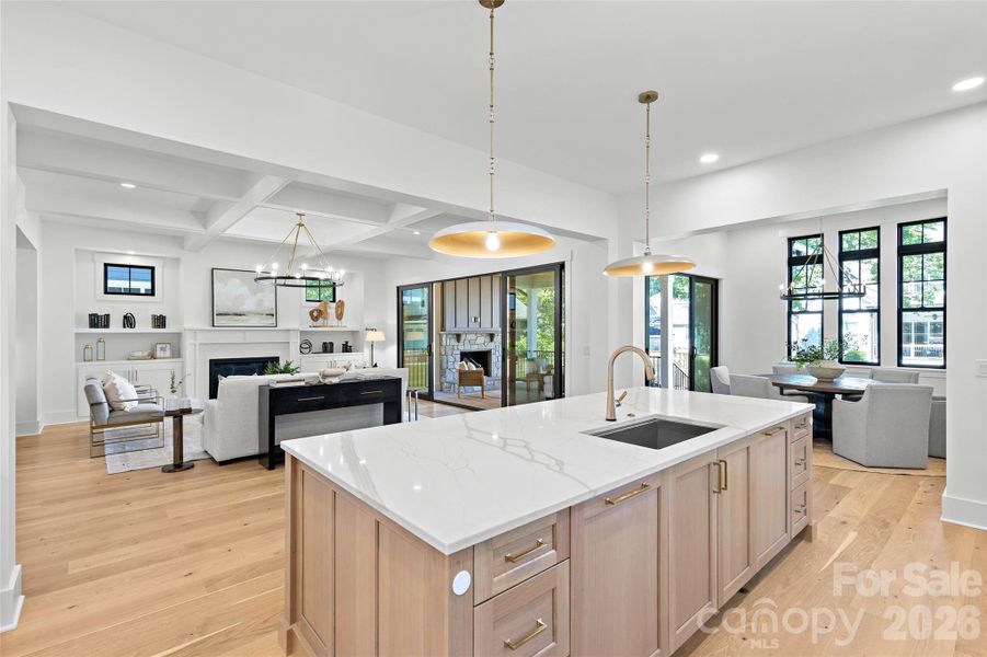 Furnished interior view inside a new home in , Charlotte (Image 16).