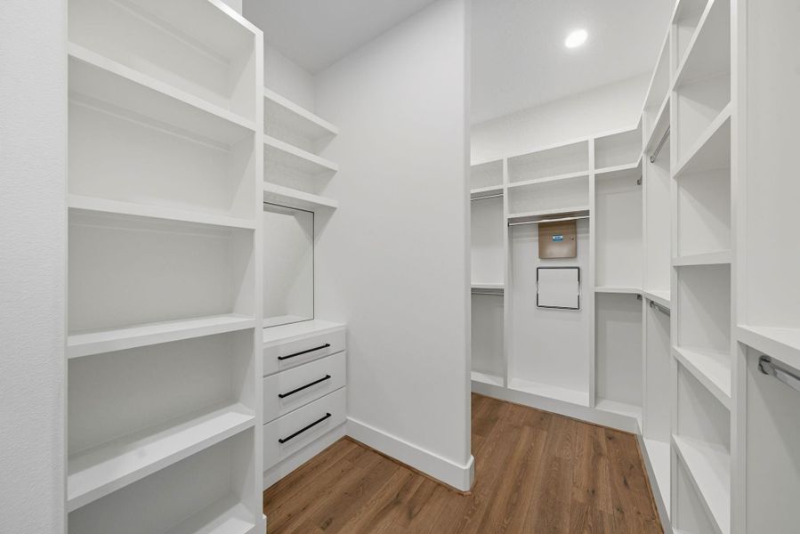 Primary EnSuite Closet with Vanity Area Primary EnSuite Closet with Vanity Area