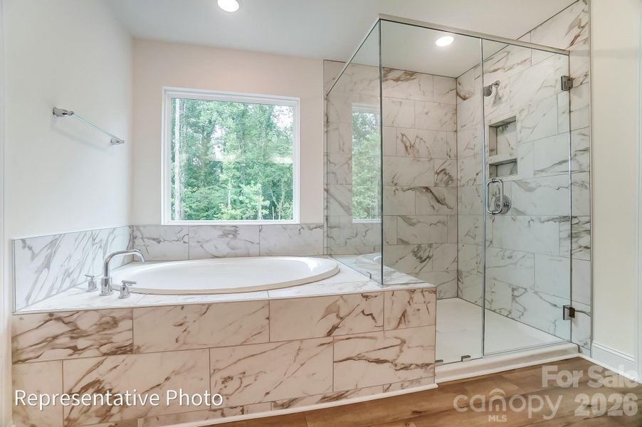 Furnished interior view inside a new home in Enclave at Riverdale, Huntersville (Image 11).