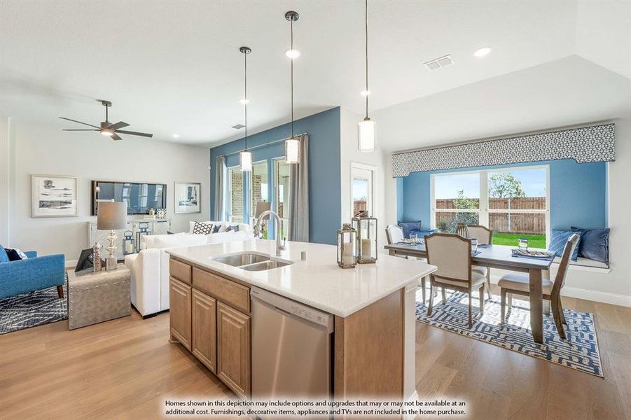 Furnished interior view inside a new home in Timberbrook 3B-4A, Justin (Image 26).