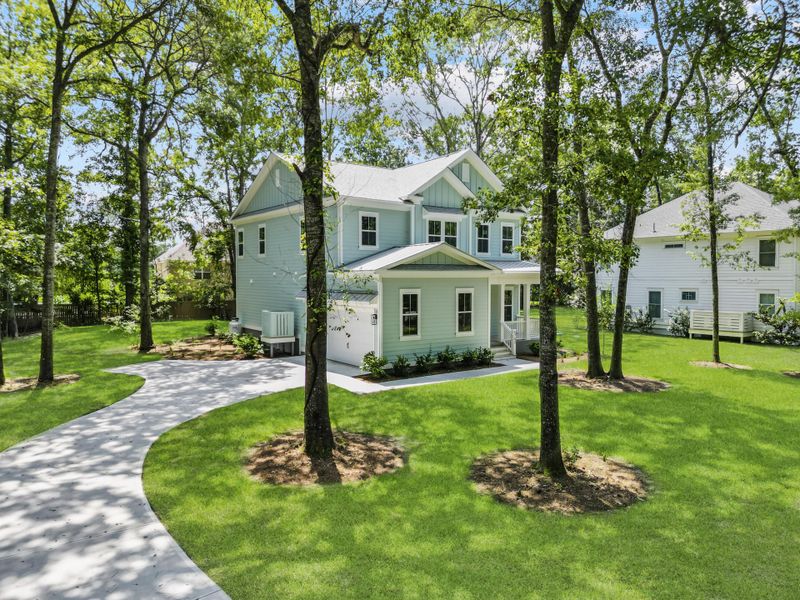 Front exterior of a new home in , Hollywood, SC, highlighting curb appeal (Image 23). Front exterior of a new home in , Hollywood, SC, highlighting curb appeal (Image 23).