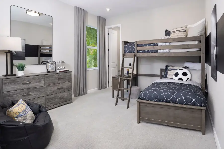 Furnished interior view inside a new home in Tradition, Port St. Lucie (Image 9).