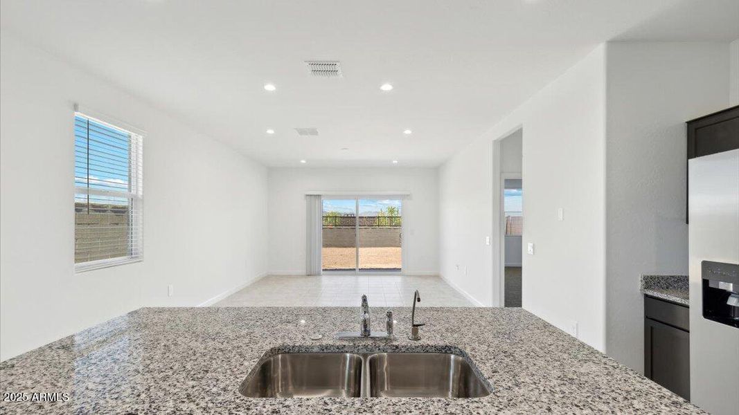 Hanna kitchen sink and great room