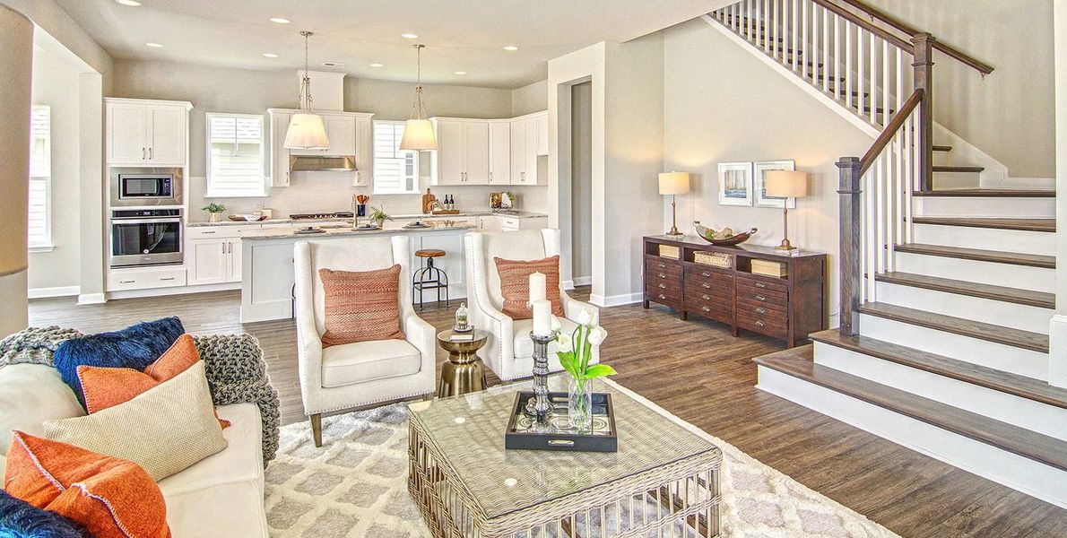 Representative furnished interior of a home built from the Shepard by Ashton Woods in Midtown at Nexton, Summerville (Image 10).