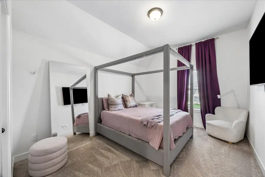 Furnished interior view inside a new home in Del Bello Lakes – 60', Manvel (Image 17).