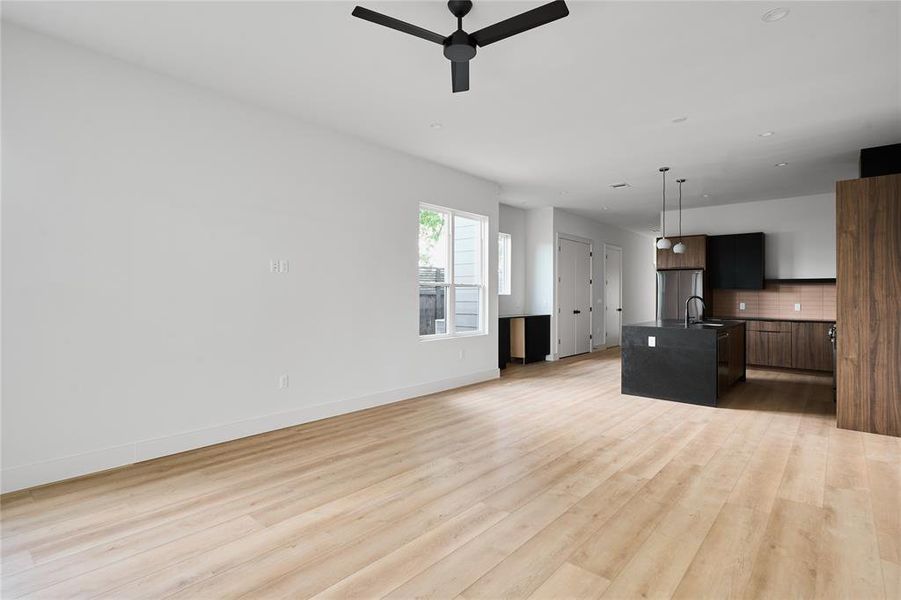 Wide open space in living room