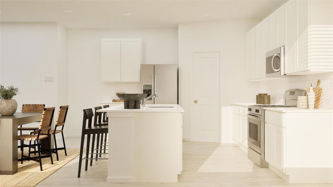 Furnished interior view inside a new home in Pelly Place, Baytown (Image 8).