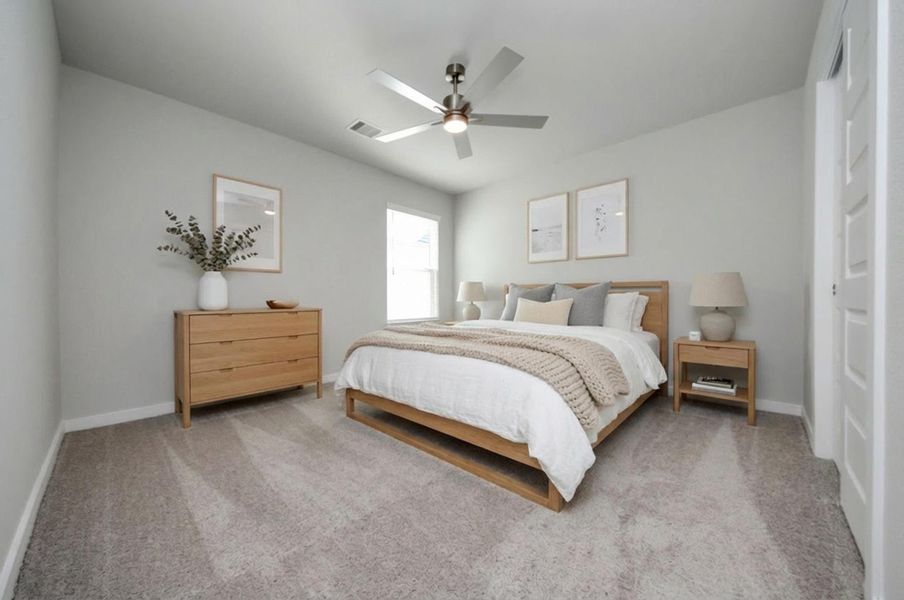 Virtually Staged - Secondary Bedroom. Virtually Staged - Secondary Bedroom.