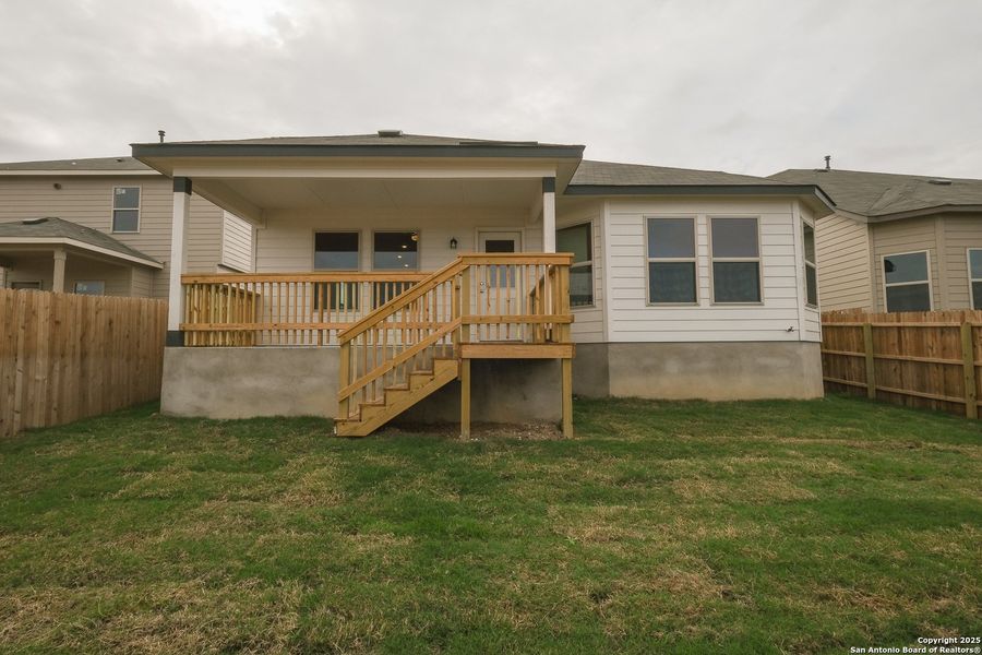 Front exterior of a new home in Agave, San Antonio, TX, highlighting curb appeal (Image 13).
