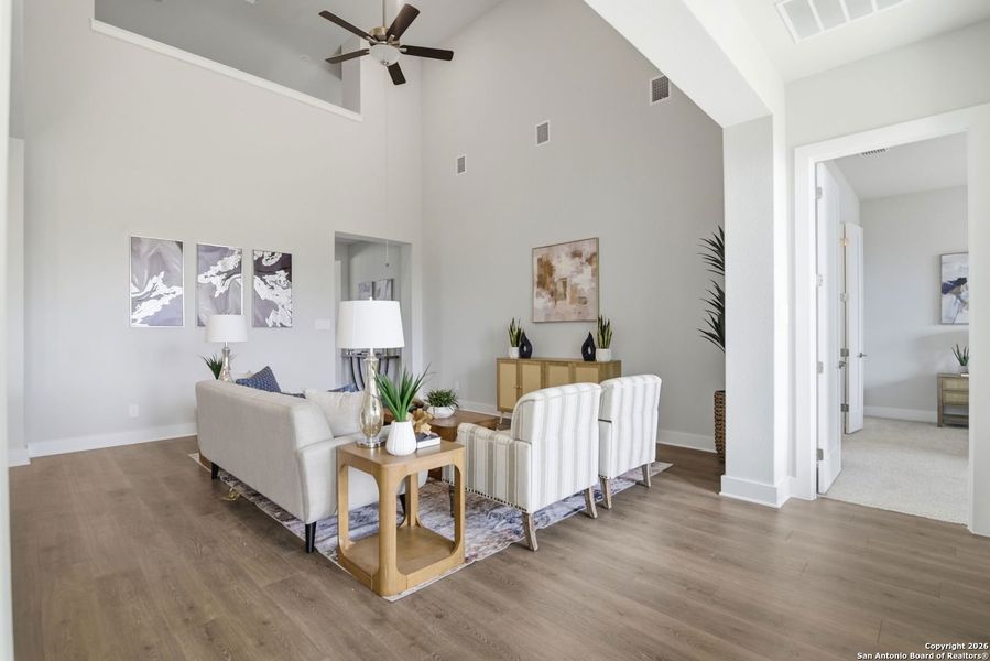 Furnished interior view inside a new home in Haby Hill 60s, San Antonio (Image 12).