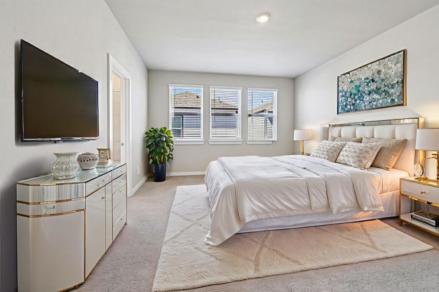 Photo is not of the actual home, but is an inspirational photo of builder’s model home and may depict options, furnishings, and/or decorator features that are not included