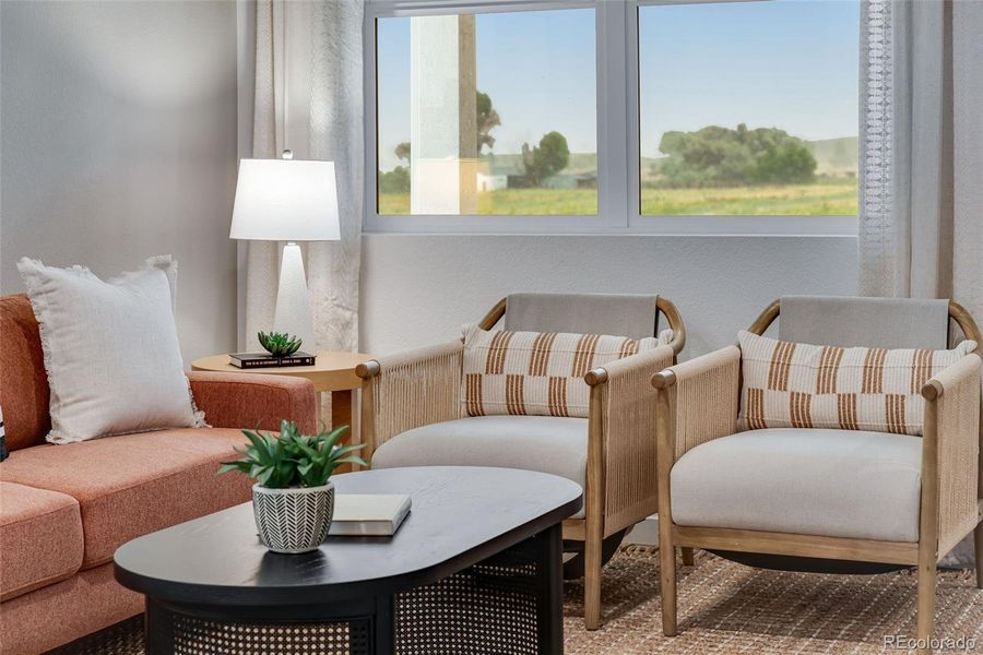 Furnished interior view inside a new home in Vista Meadows, Fort Lupton (Image 27).