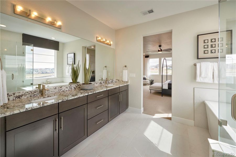 Furnished interior view inside a new home in , Aurora (Image 29).