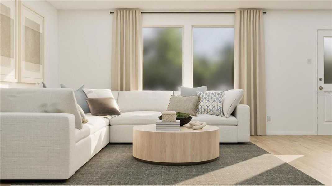 Furnished interior view inside a new home in , Haines City (Image 8). Furnished interior view inside a new home in , Haines City (Image 8).