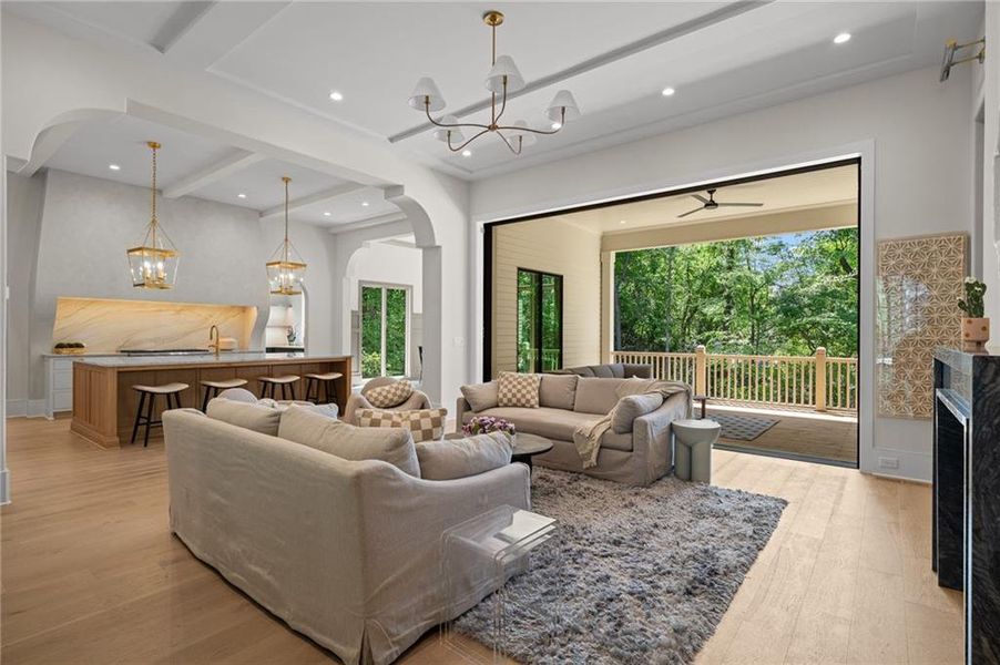 Furnished interior view inside a new home in , Brookhaven (Image 34).