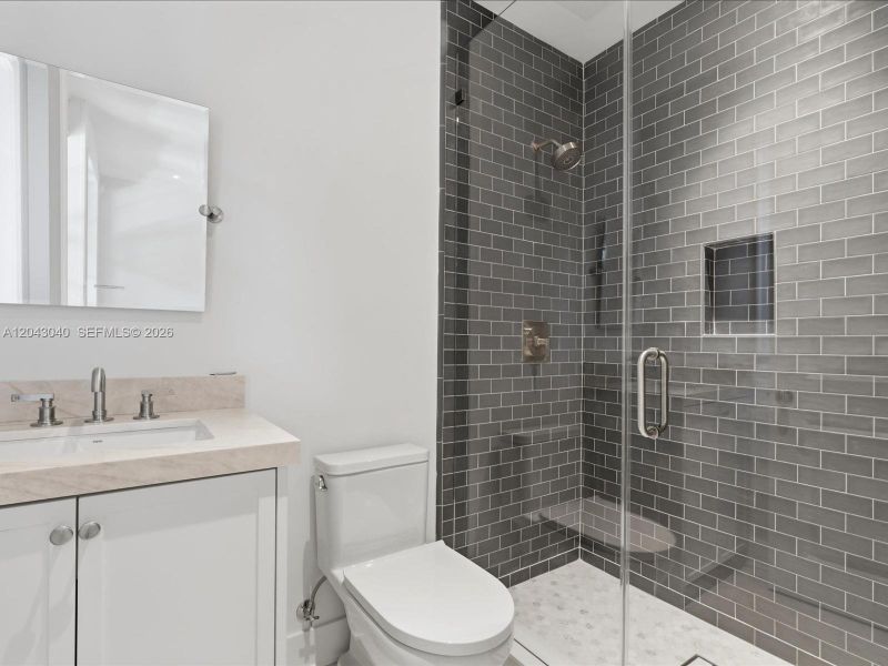 Furnished interior view inside a new home in , South Miami (Image 38).