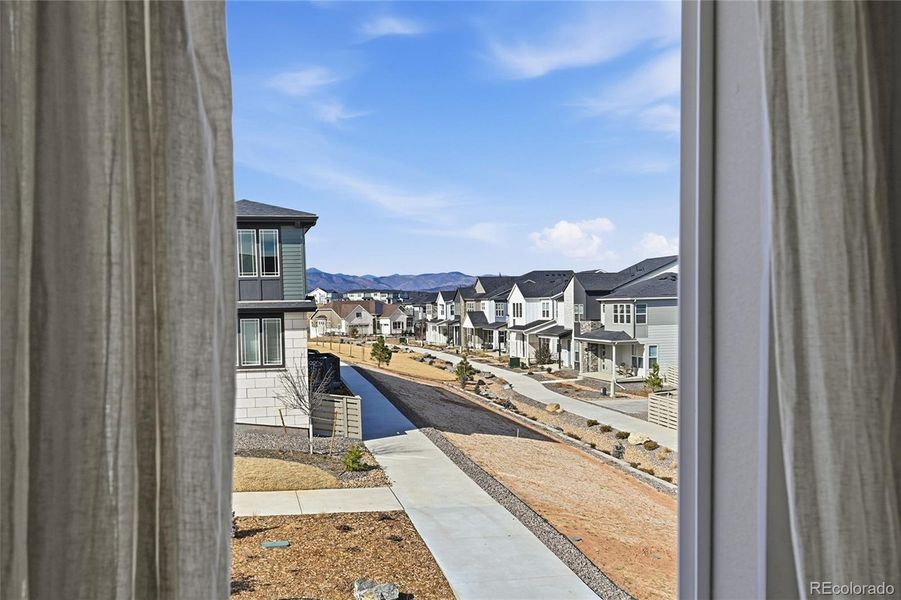 Primary bedroom Mountain Views