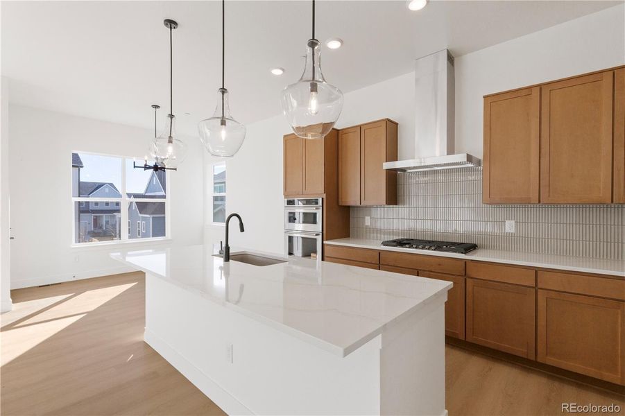 Furnished interior view inside a new home in Dillon Pointe - Journey, Broomfield (Image 9).