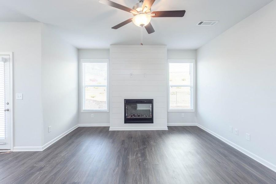 Spacious, unfurnished interior of a new home in , Suwanee (Image 17). Spacious, unfurnished interior of a new home in , Suwanee (Image 17).