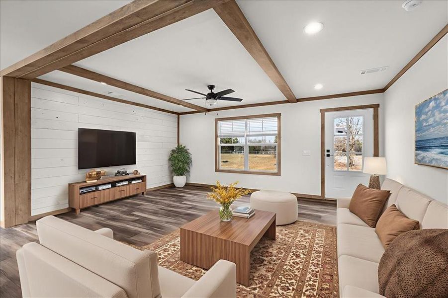 Furnished interior view inside a new home in , Joshua (Image 9). Furnished interior view inside a new home in , Joshua (Image 9).