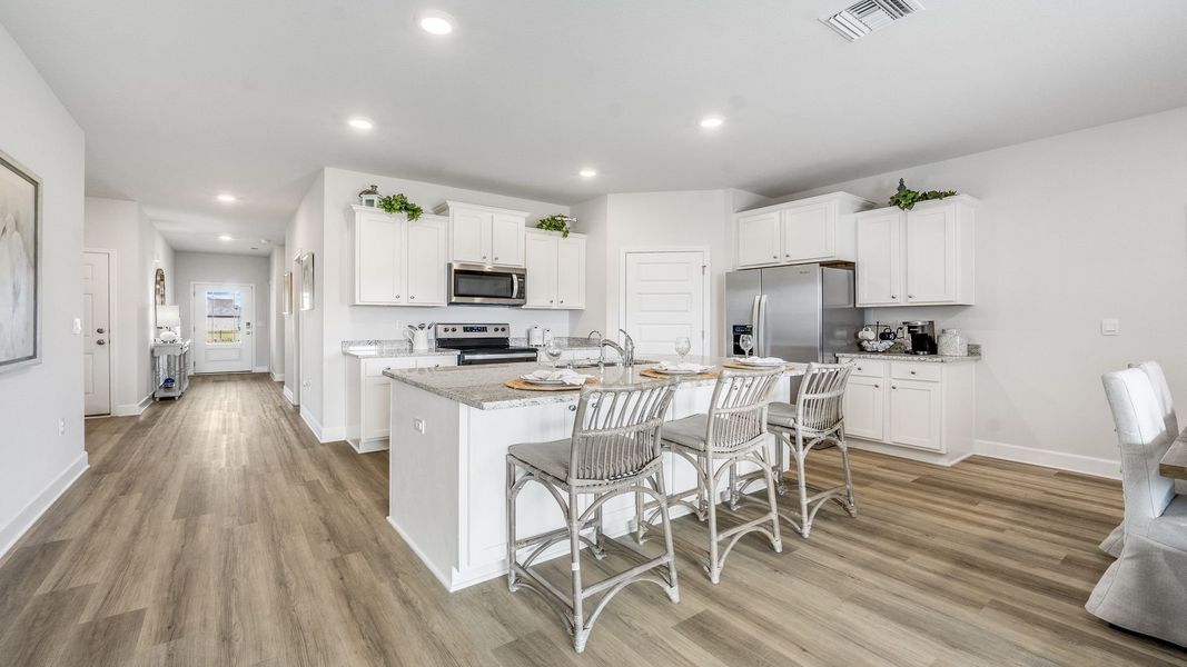 Furnished interior view inside a new home in Hodges Bayou Plantation, Panama City (Image 14).