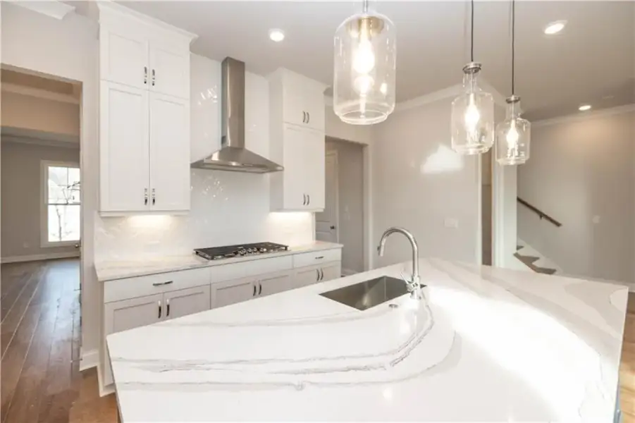 Furnished interior view inside a new home in Aberdeen, Hoschton (Image 13).