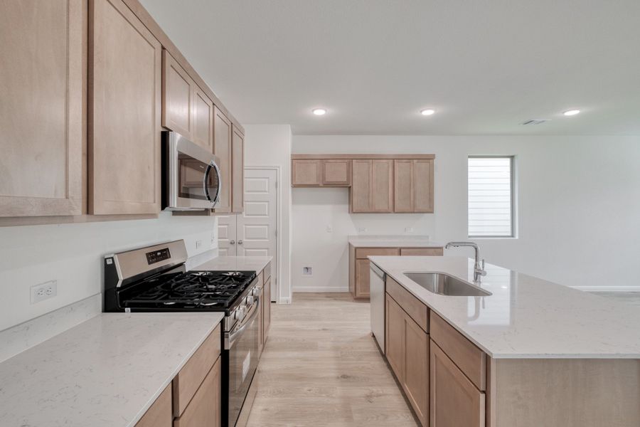 Furnished interior view inside a new home in Trinity Ranch, Elgin (Image 9).