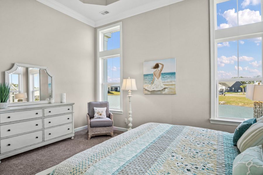 Furnished interior view inside a new home in Bridgewater - Waterside Village, Little River (Image 10).